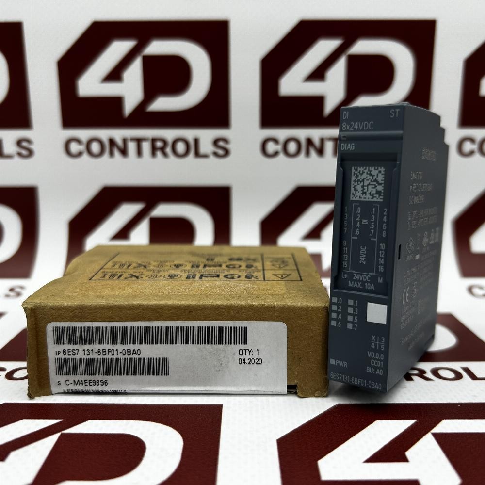 6ES7131-6BF01-0BA0 | Siemens | Digital Input Module, 24VDC, Opened (NSO)
