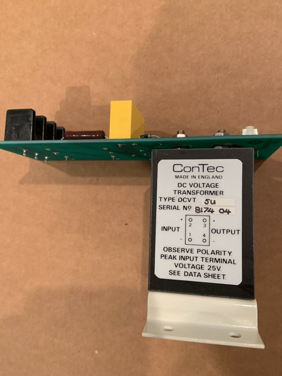 Warner 0-500 to 0-10VDC Armature Voltage Analog Isolator WB36719 / ConTec