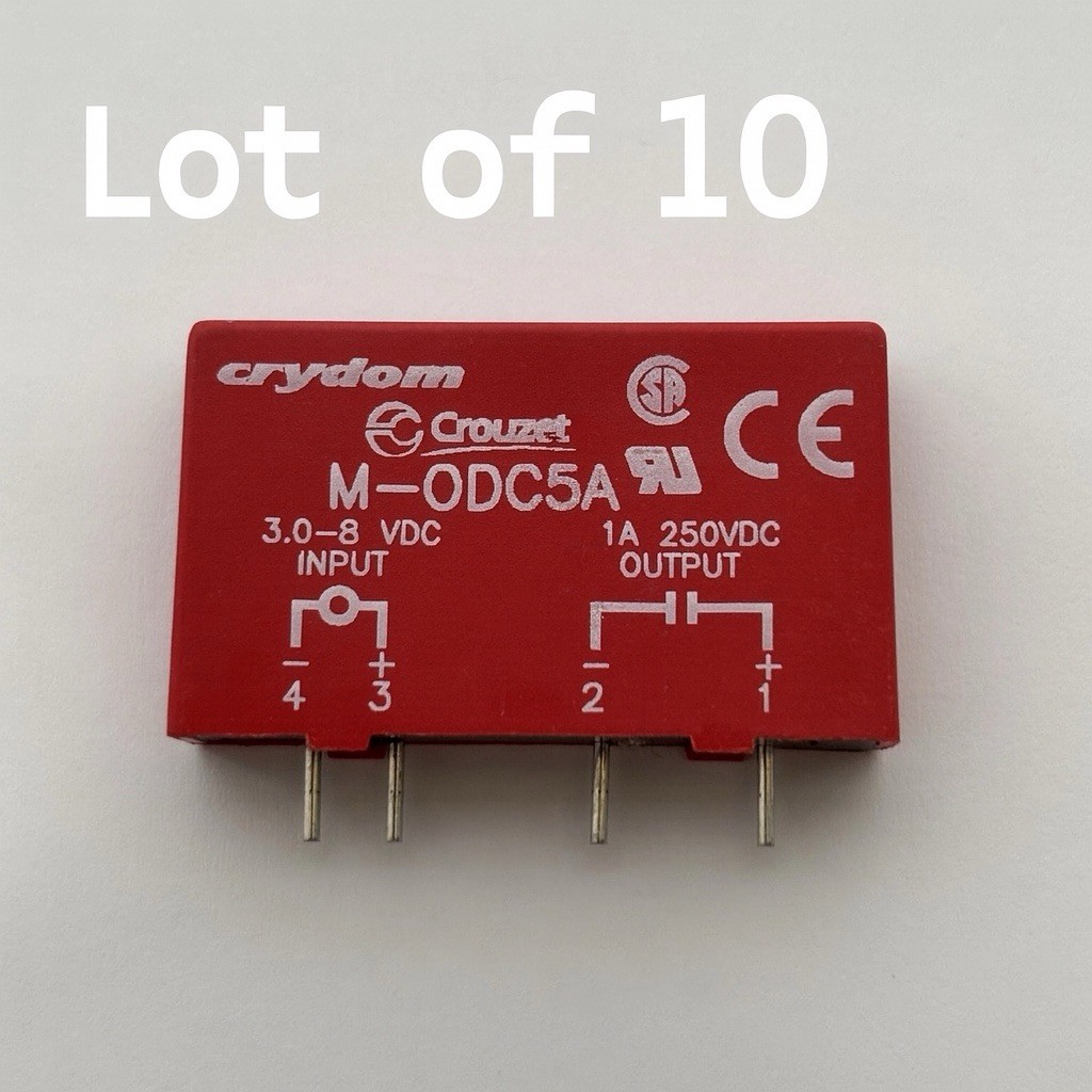Lot of 10 Crydom M-ODC5A DC Output Modules 3-8VDC In 1A 250VDC NOS New