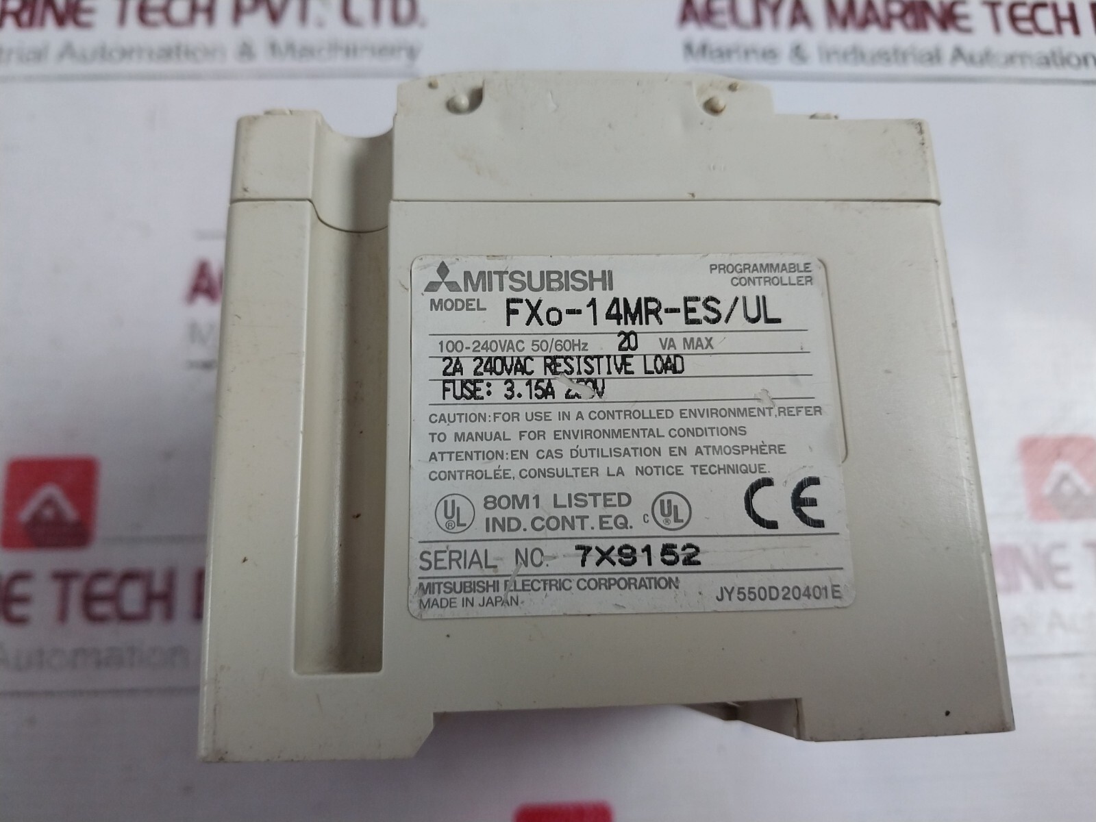 Mitsubishi Electric FXO-14MR-ES/UL Digital Input And Output Unit Module