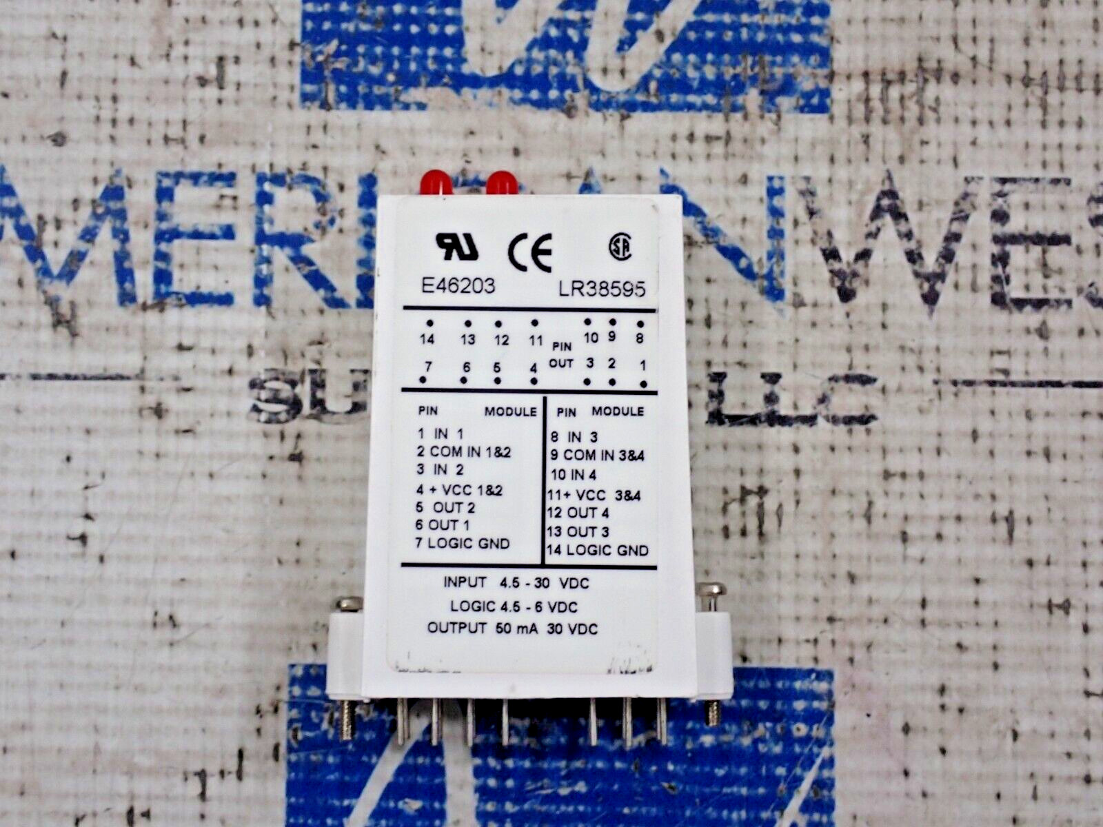 CRYDOM Crouzet IDC5BQ 84112214 Input/Output Module Lot of 2