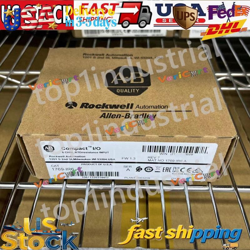 New Factory Sealed AB 1769-IR6 CompactLogix 6 Pt RTD Module 1769IR6 US Free Tax