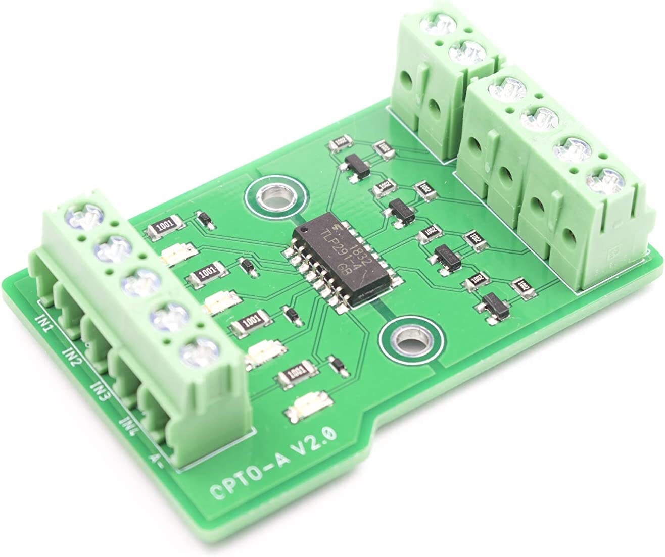 4 Channel 12V to 5V Optocoupler