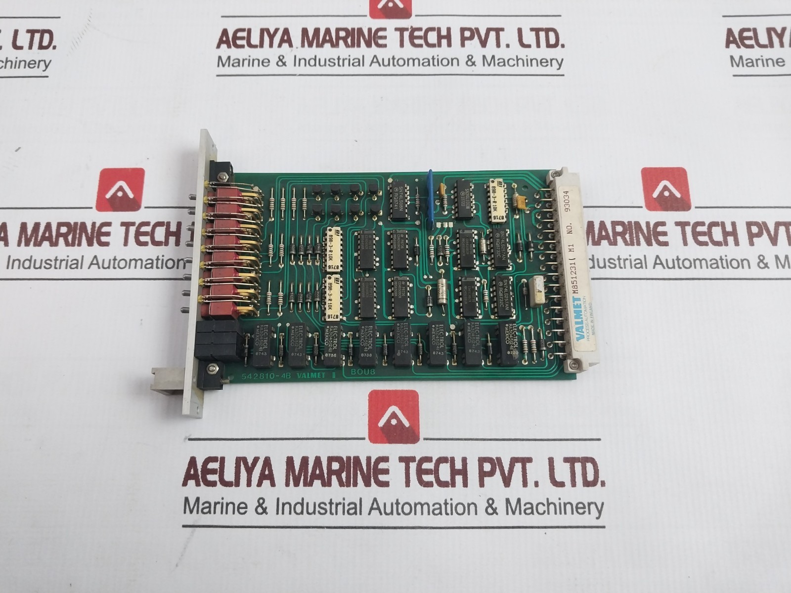 VALMET PROCESS AUTOMATION M851231 M1 Binary output Unit PCB BOU 8A 542810-4B