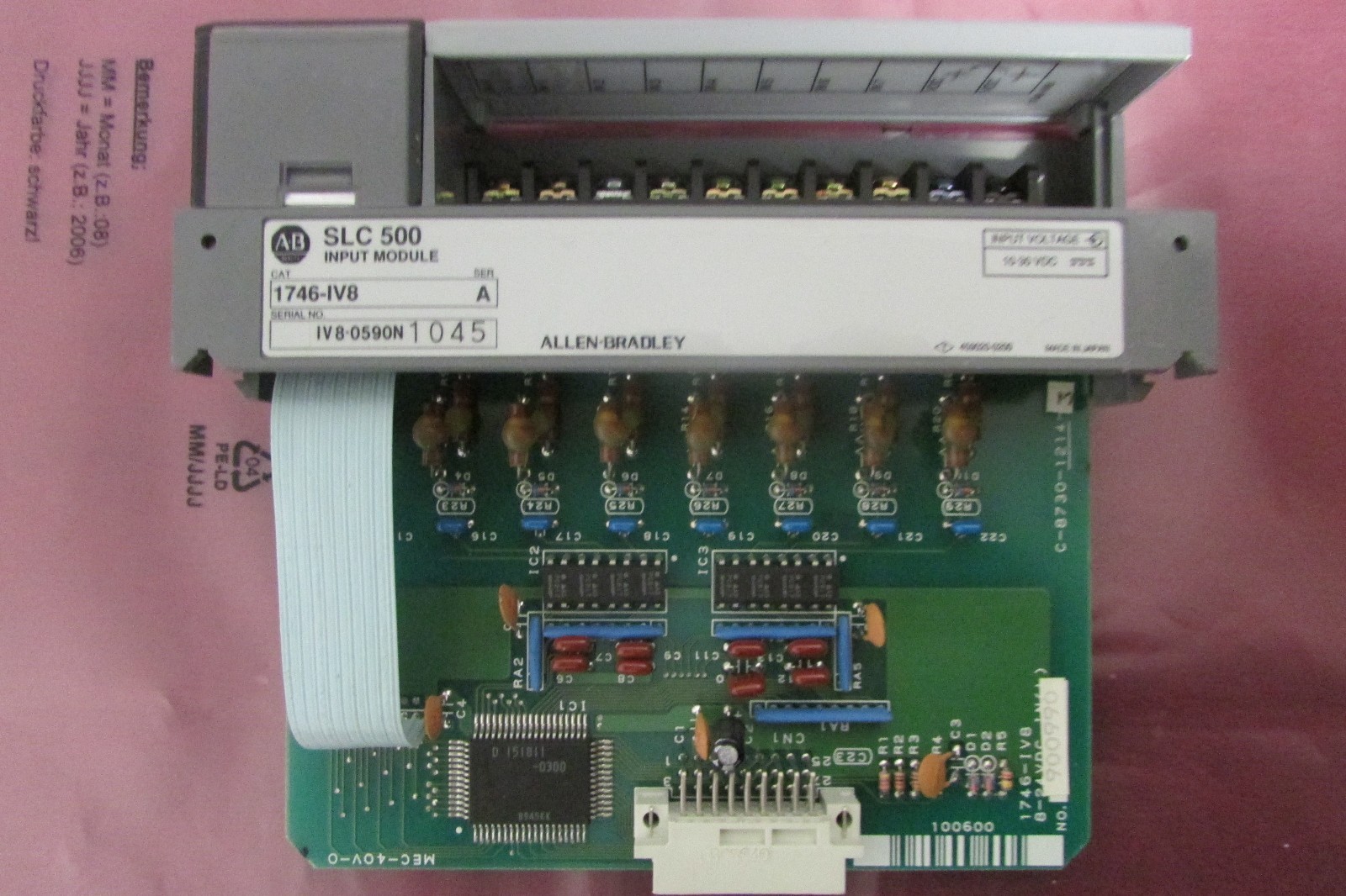 ALLEN BRADLEY 1746 IV8 DC Source Input Module