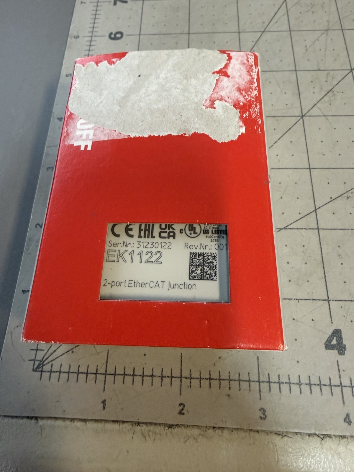 One Brand New BECKHOFF EK1122 2-port EtherCAT Junction – US Stock