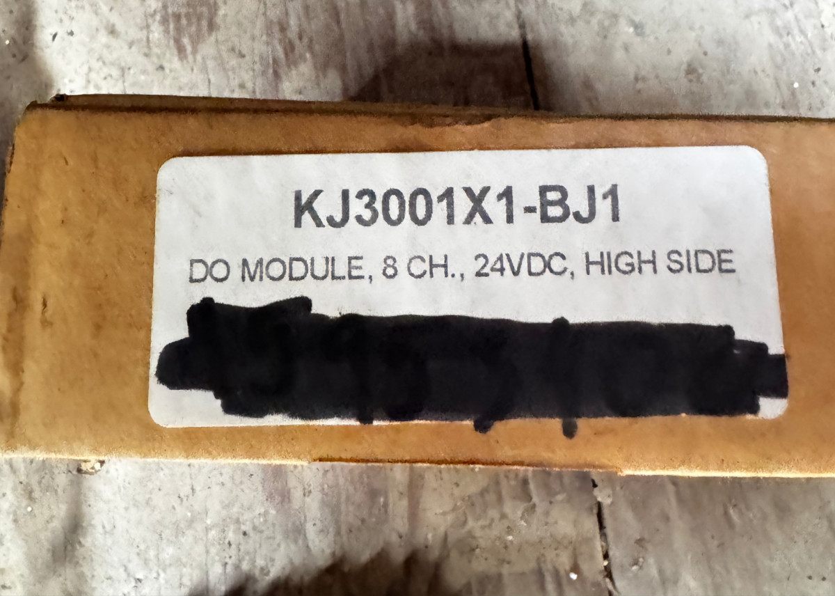 NEW EMERSON Fisher-Rosemount DELTAV KJ3001X1-BJ1 8CH 24VDC DO 12P0555X132