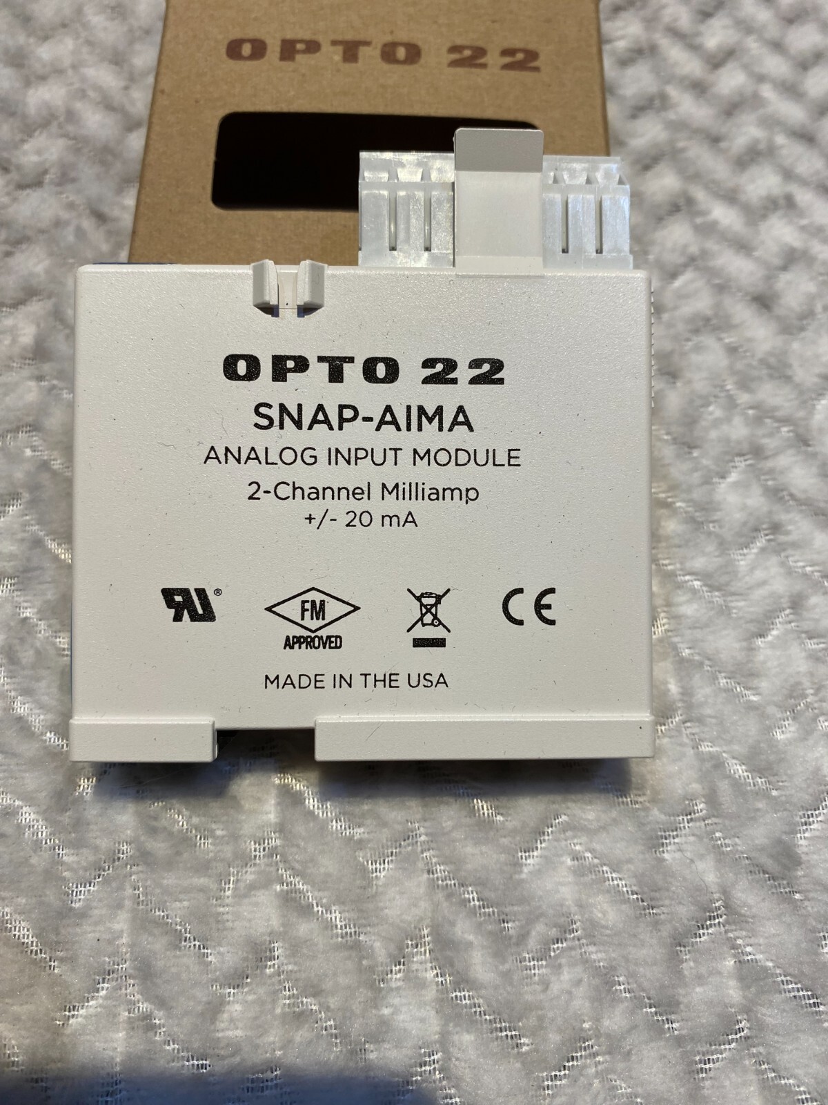 Opto 22 SNAP-AIMA 2 Channels Analog Milliamp Input Module
