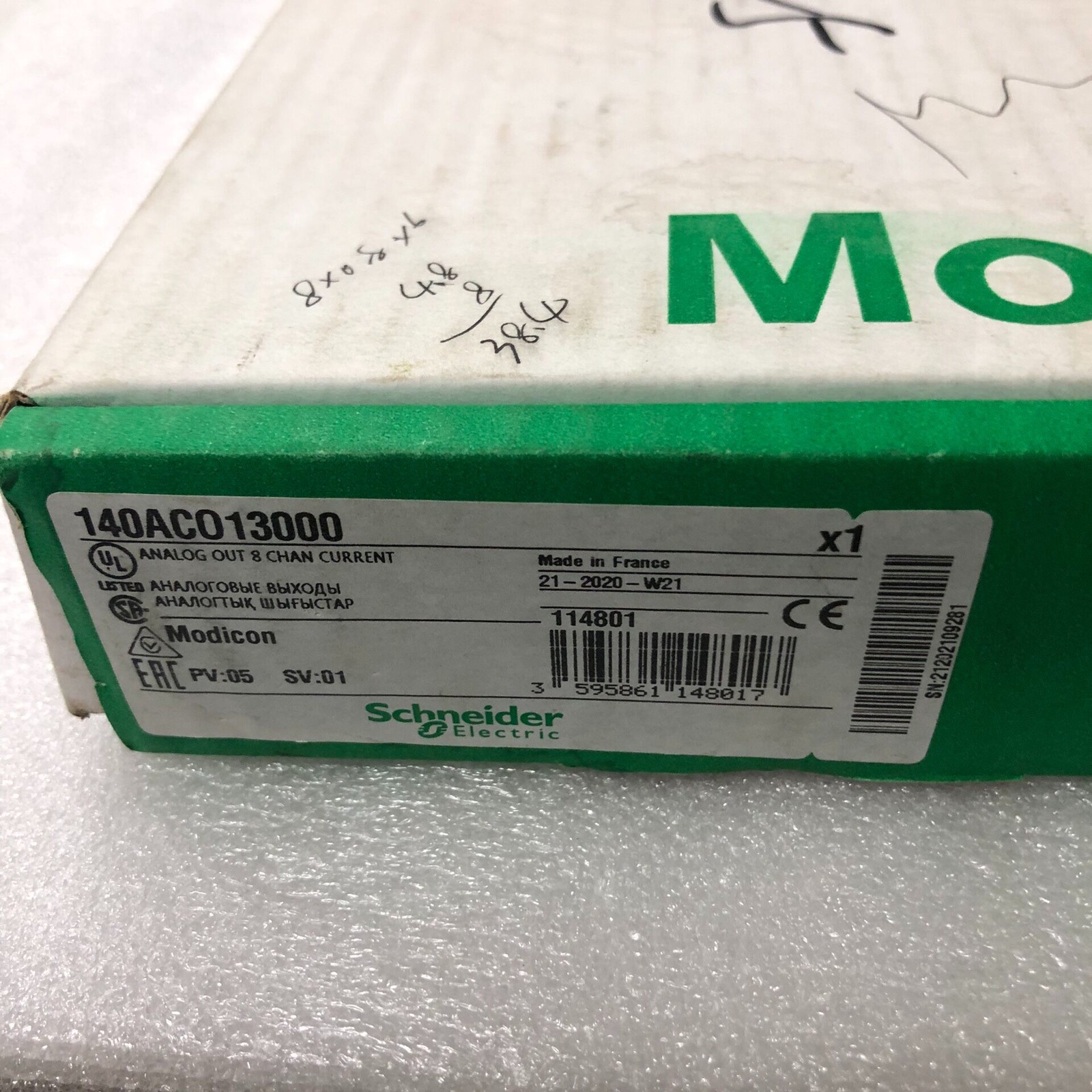 1PC Schneider 140ACO13000 Analog Output Module Expedited Shipping DHL/Fedex