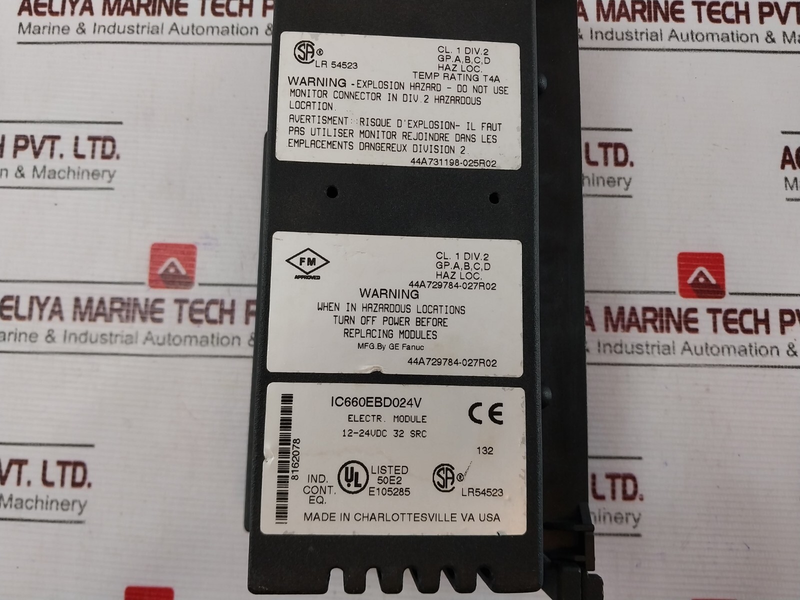 GE Fanuc IC660BBD024 I/O Module 12/24 VDC 44A730485-006R02