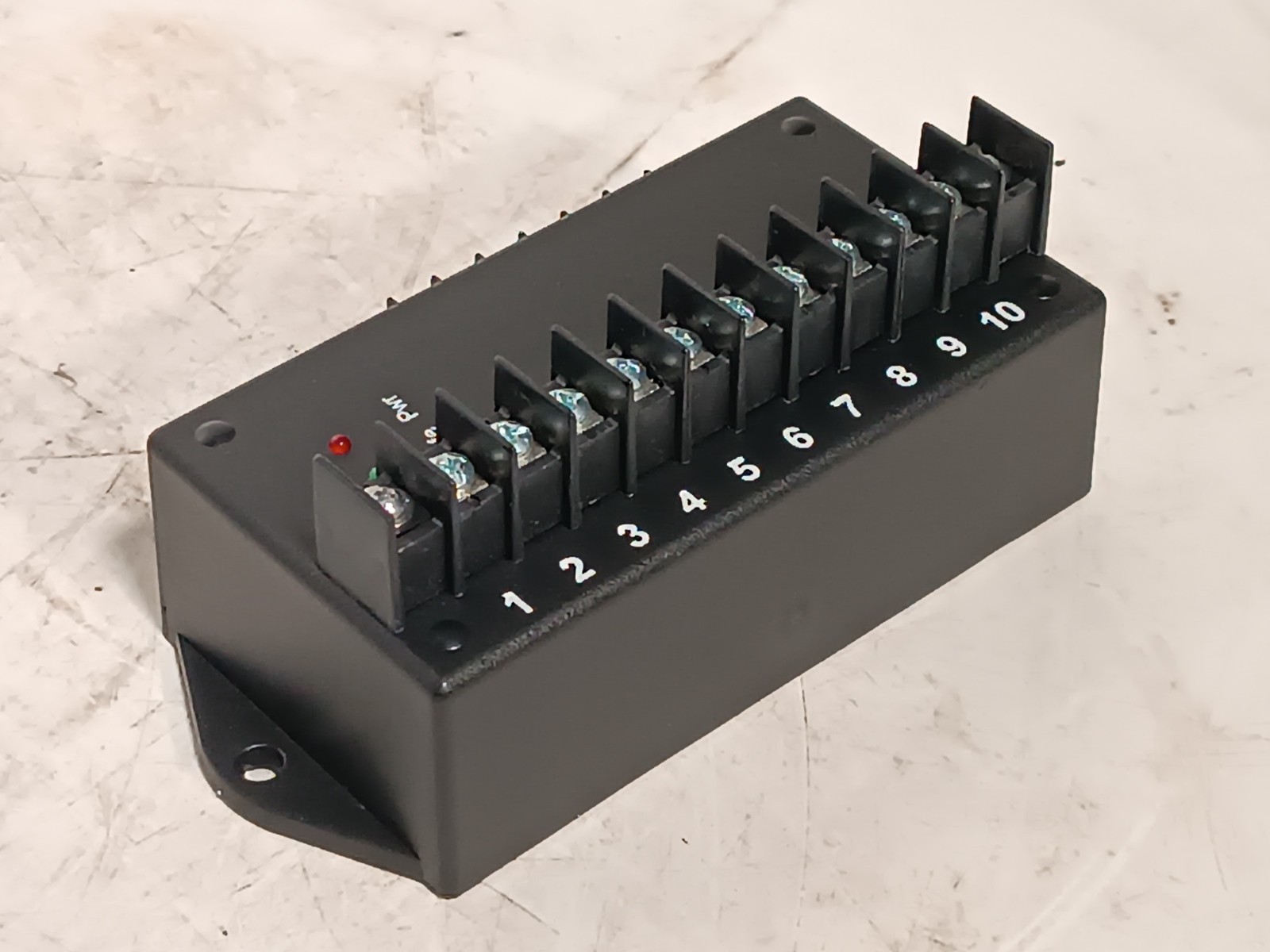 Unbranded 10-Channel I/O Controller Module, Safe/Pwr LEDs, Screw Terminals