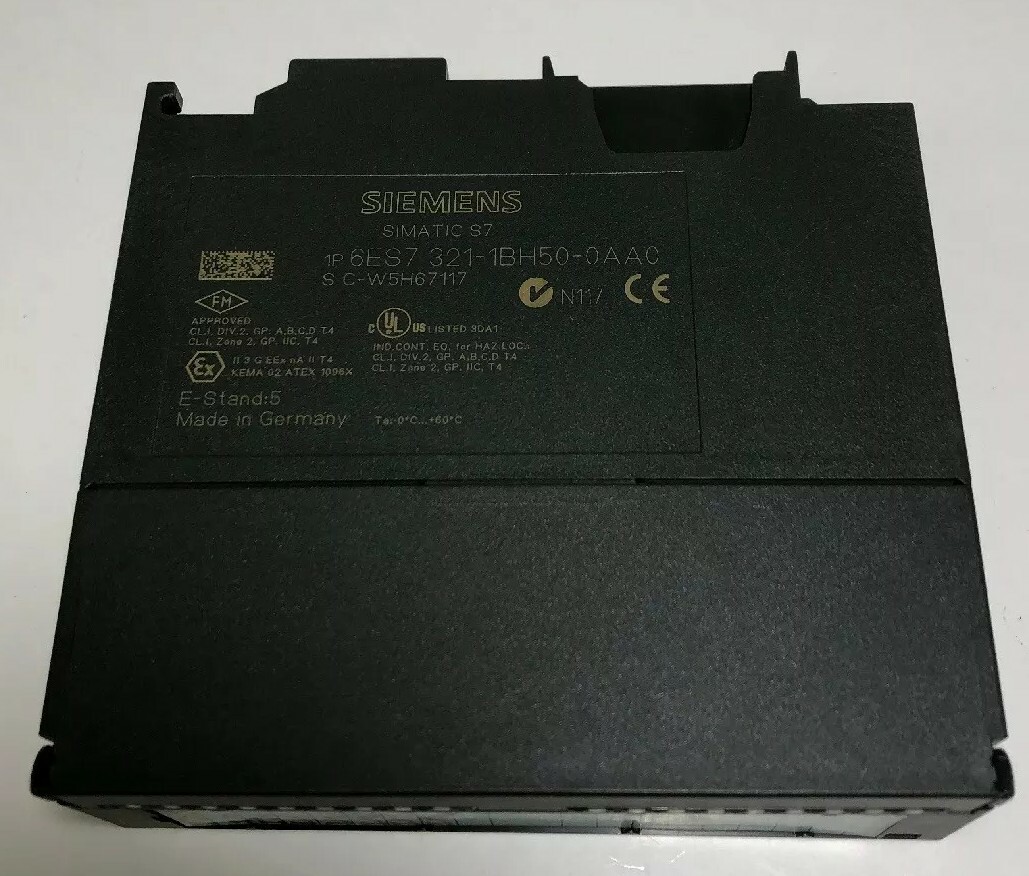 PREOWNED SIEMENS SIMATIC S7 6ES7 321-1BH50-0AA0 SM321 DIGITAL INPUT MODULE