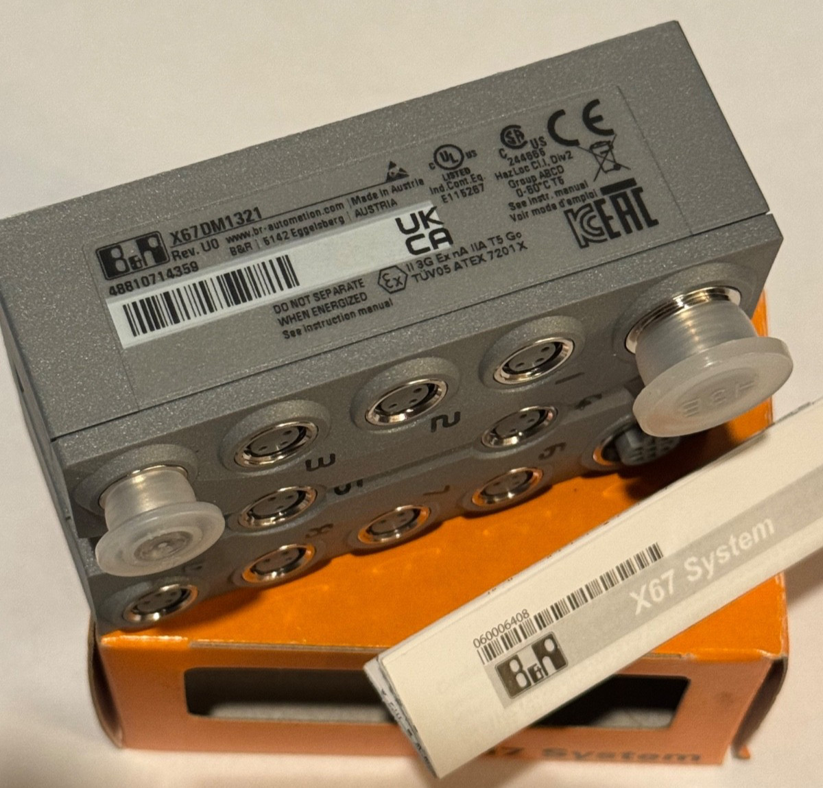 B&R X67DM1321 Digital Mixed I/O IP67 Module –Free 2nd Day Shipping