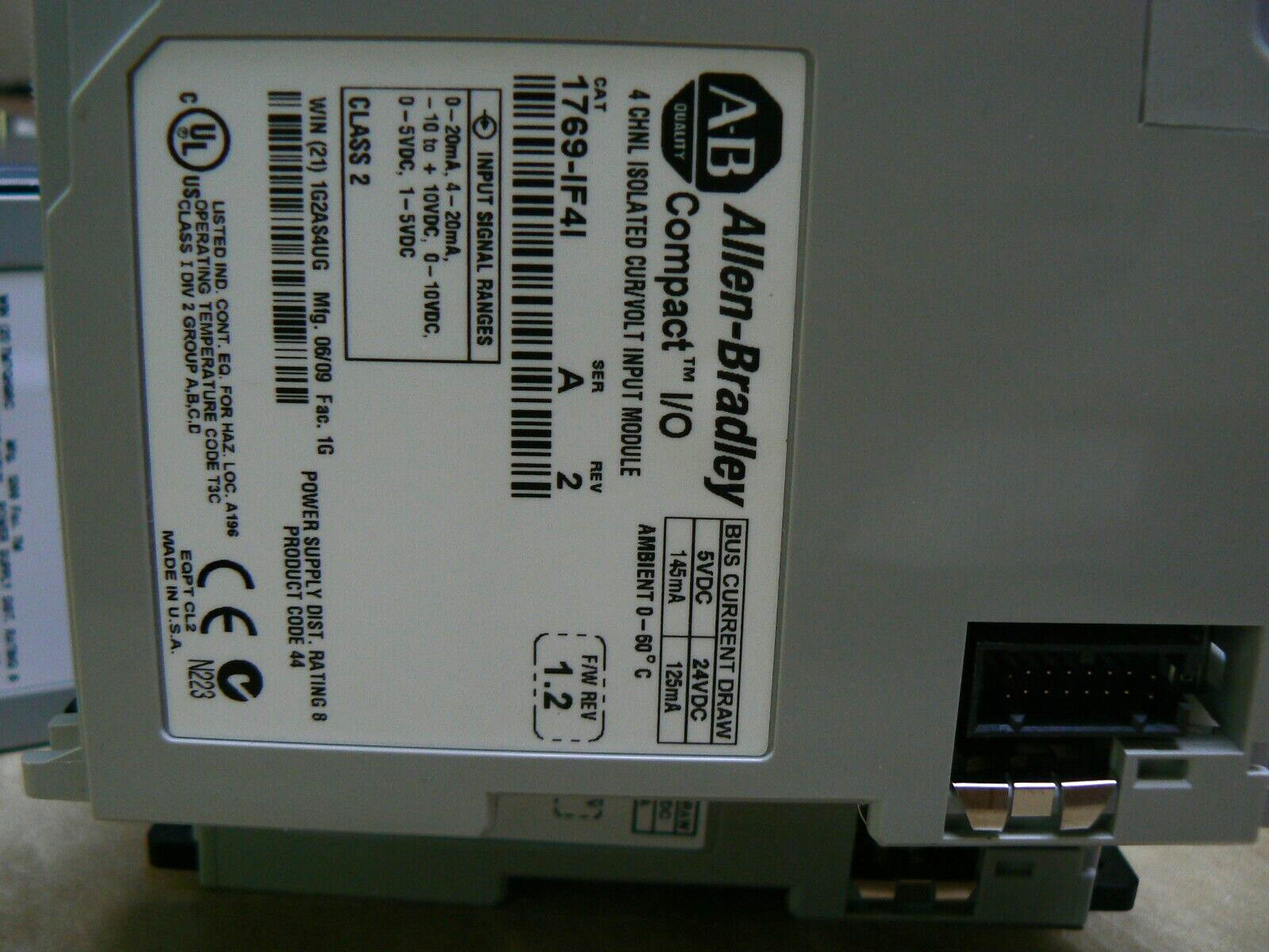 Allen Bradley 5335E,1769-L32E,1769-PA2,PS69-DPM,1769-OB32,1769-IQ32,1769-IF4I-(E