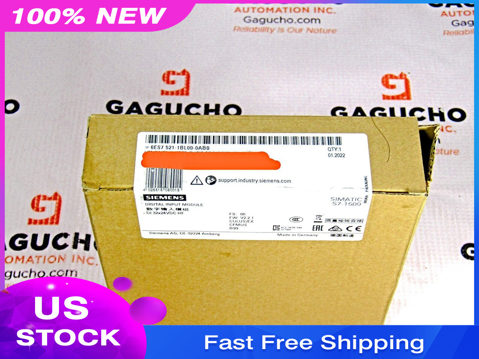 Surplus Sealed Siemens 6ES7521-1BL00-0AB0 6ES7 521-1BL00-0AB0 SM521 2021-22