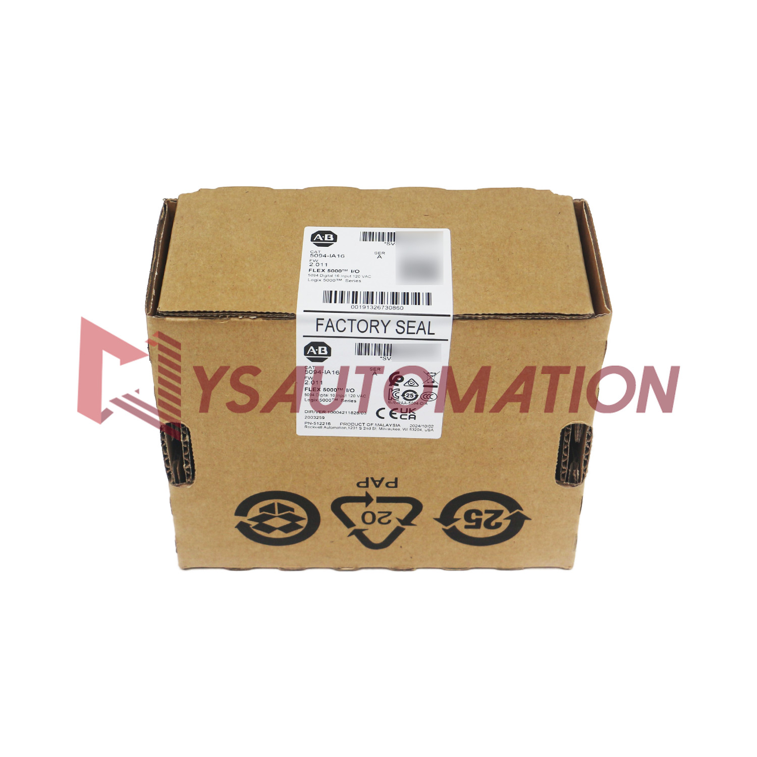 Brand New Sealed 5094-IA16 Allen Bradley 5094 Digital 16 Input 120 VAC Free Tax