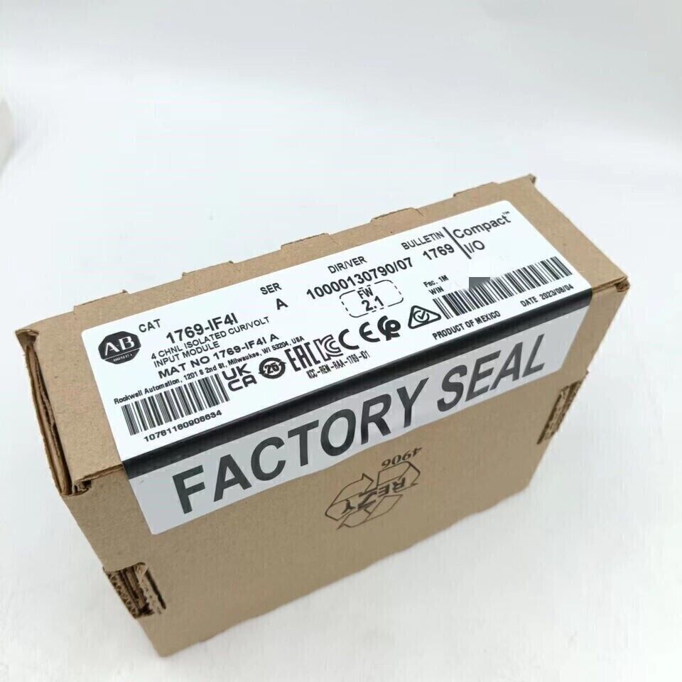 1769-IF4I Compact I/O Analog Input Module New Sealed Allen-Bradley 1769IF4I NEW