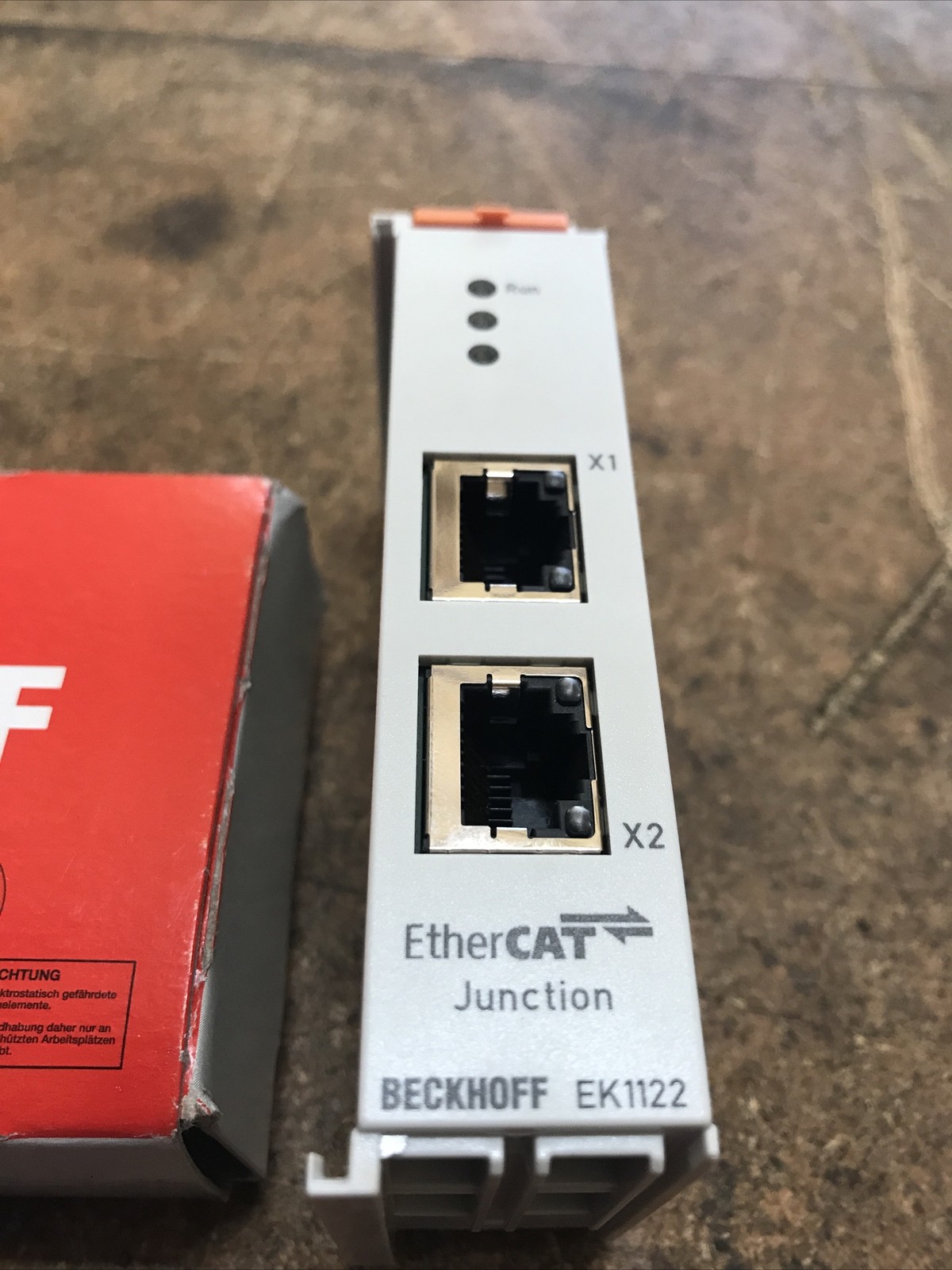 Beckhoff EK1122 0080 2-Port EtherCAT Fast Hot Connect Junction New!!