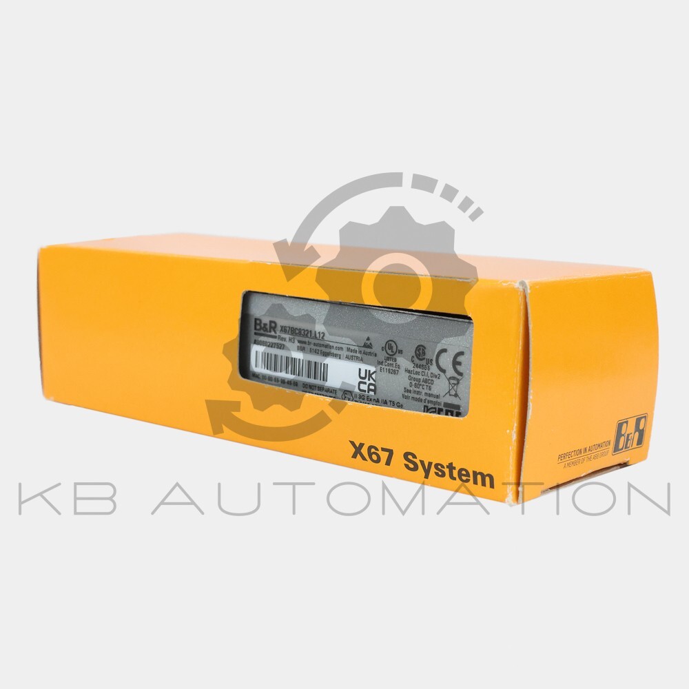 X67BC8321.L12 B&R Automation X67 bus controller, POWERLINK, 16 configurable I/O