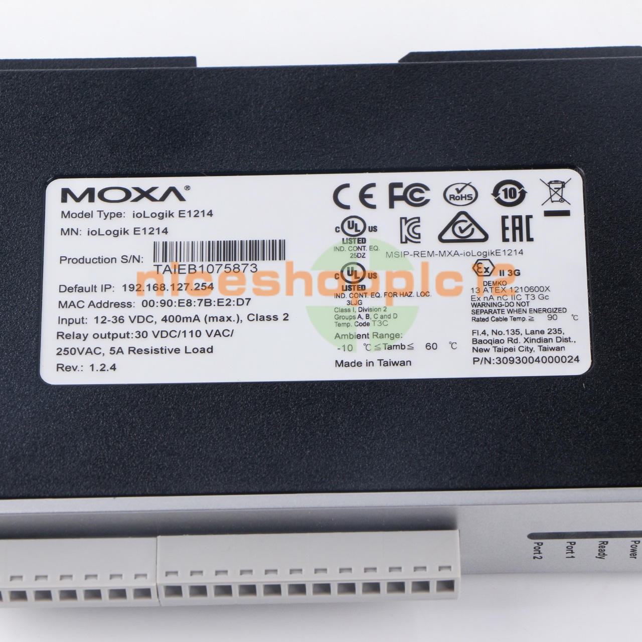 1PCS NEW MOXA I/O module ioLogik E1214