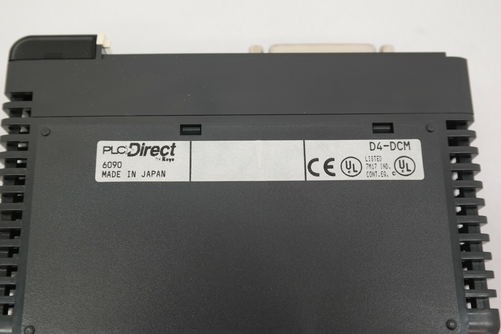 PLC Direct D4-DCM 6090 Missing Faceplate NaS