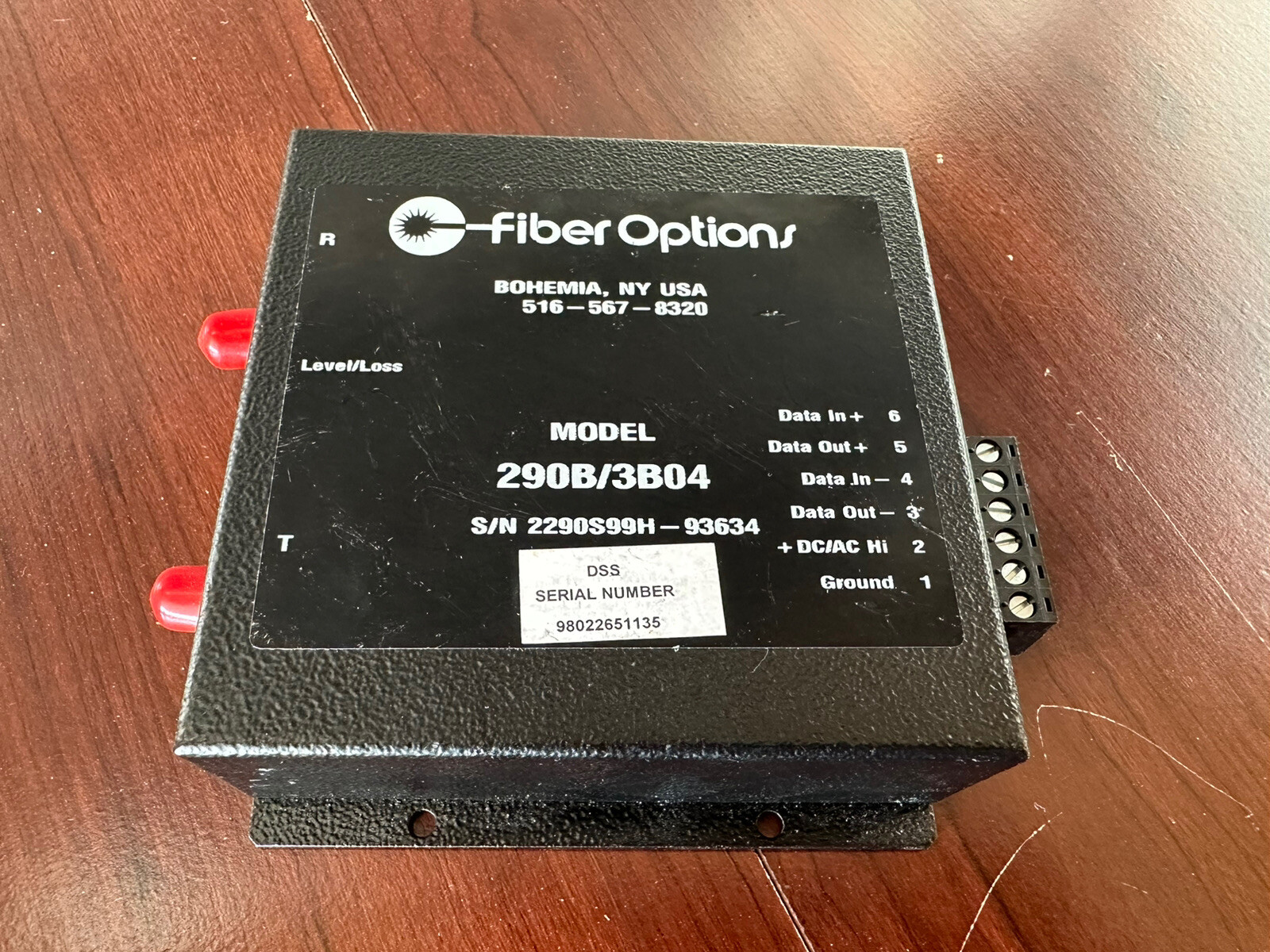 Fiber Options 290B-3B04 I/o Control Module