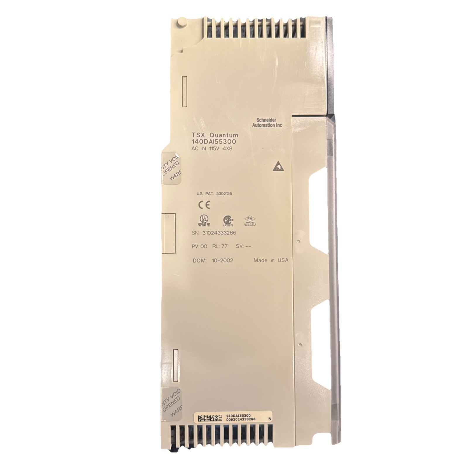 Schneider Electric 140DAI55300 Modicon Quantum 32-Point Discrete Input Module
