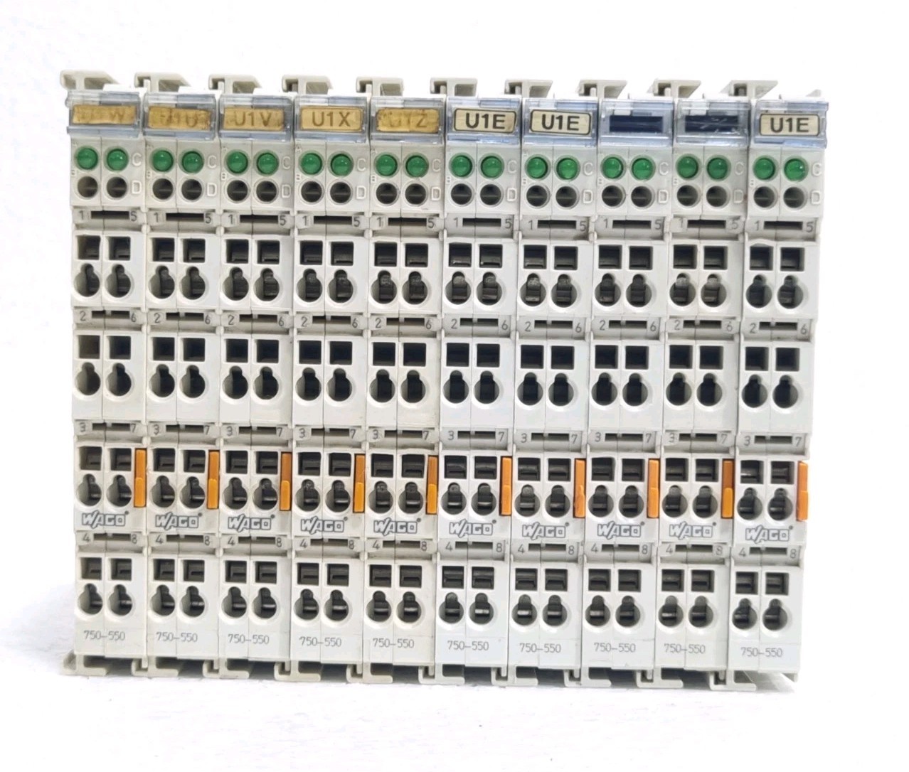 WAGO 750-550 2-Channel Analog Output Module 10V DC ( LOT OF 2 Piece )