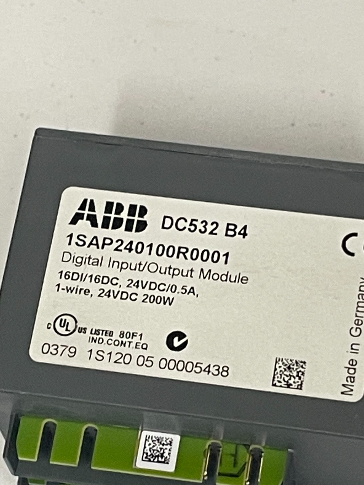 ABB 1SAP240100R0001 Digital Input Output Module 1 SAP 240100R0001 Unused Surplu
