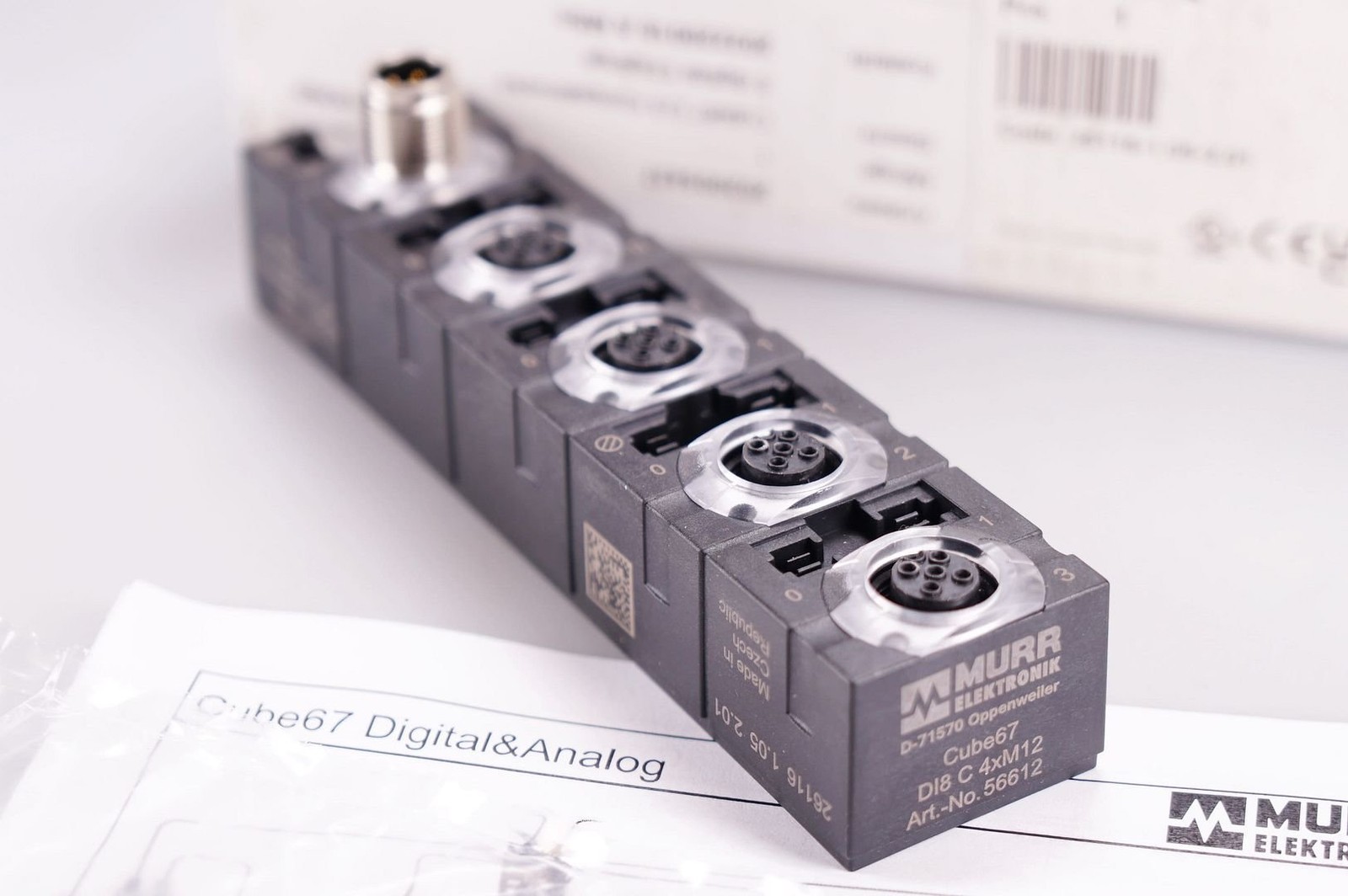 MURR ELEKTRONIK 56612 CUBE67 I/O Compact Module 4× M12