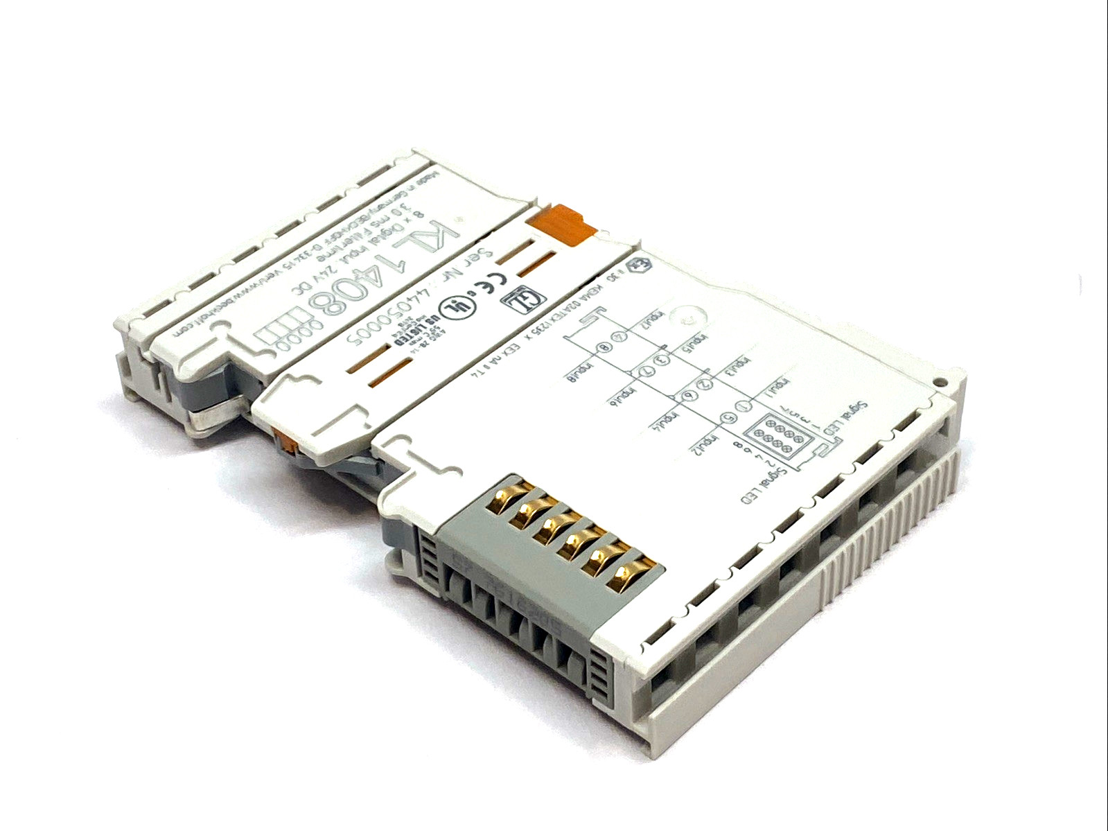 Beckhoff KL1408 Bus Terminal 8‑Channel 24V DC Digital Input 3ms Filter 1‑Wire