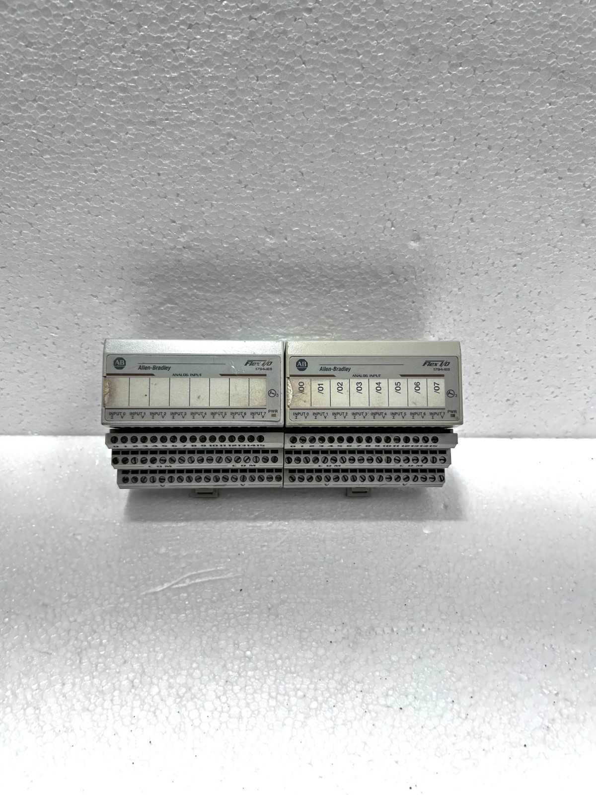 Allen Bradley 1794-IE8 Ser B With 1794-TB3/A Analog Input Module Lot Of 2pcs