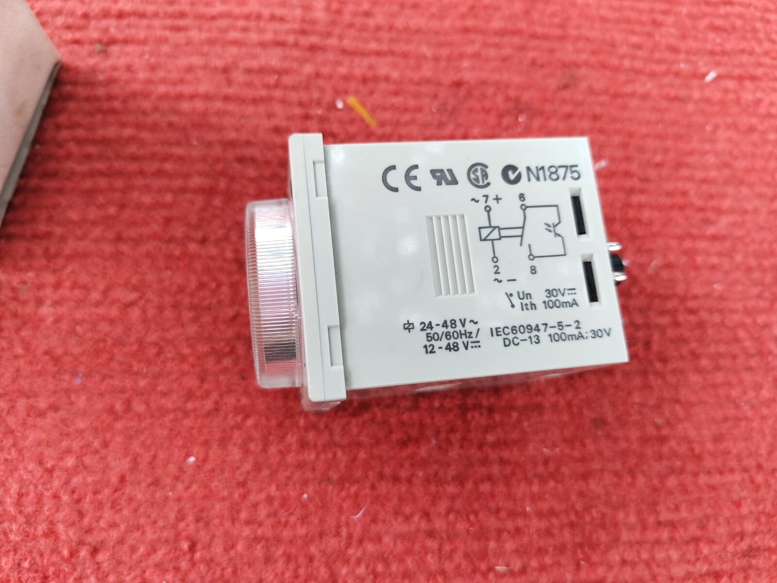 P:MP6 OMRON H3CR-A8S Time Relay Power Off Delay 100-120VAC
