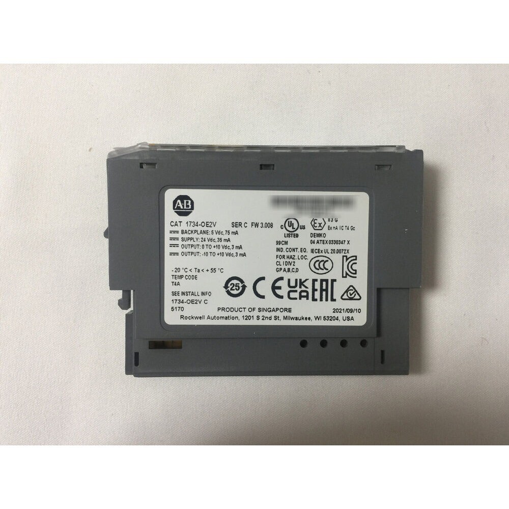 Allen Bradley 1734-OE2V / C POINT I/O 2 Point Analog Output Module US Free Tax