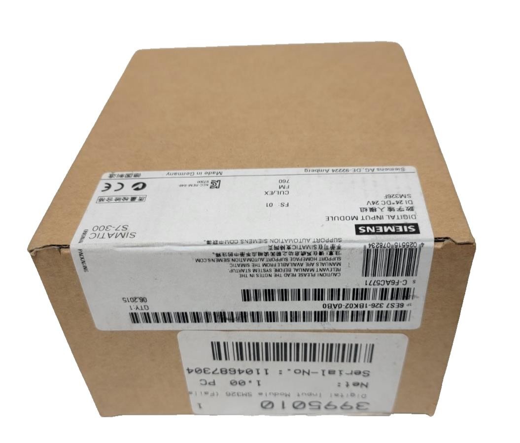 New Sealed Siemens 6ES7 326-1BK02-0AB0 Digital Input Module for Simatic S7-300