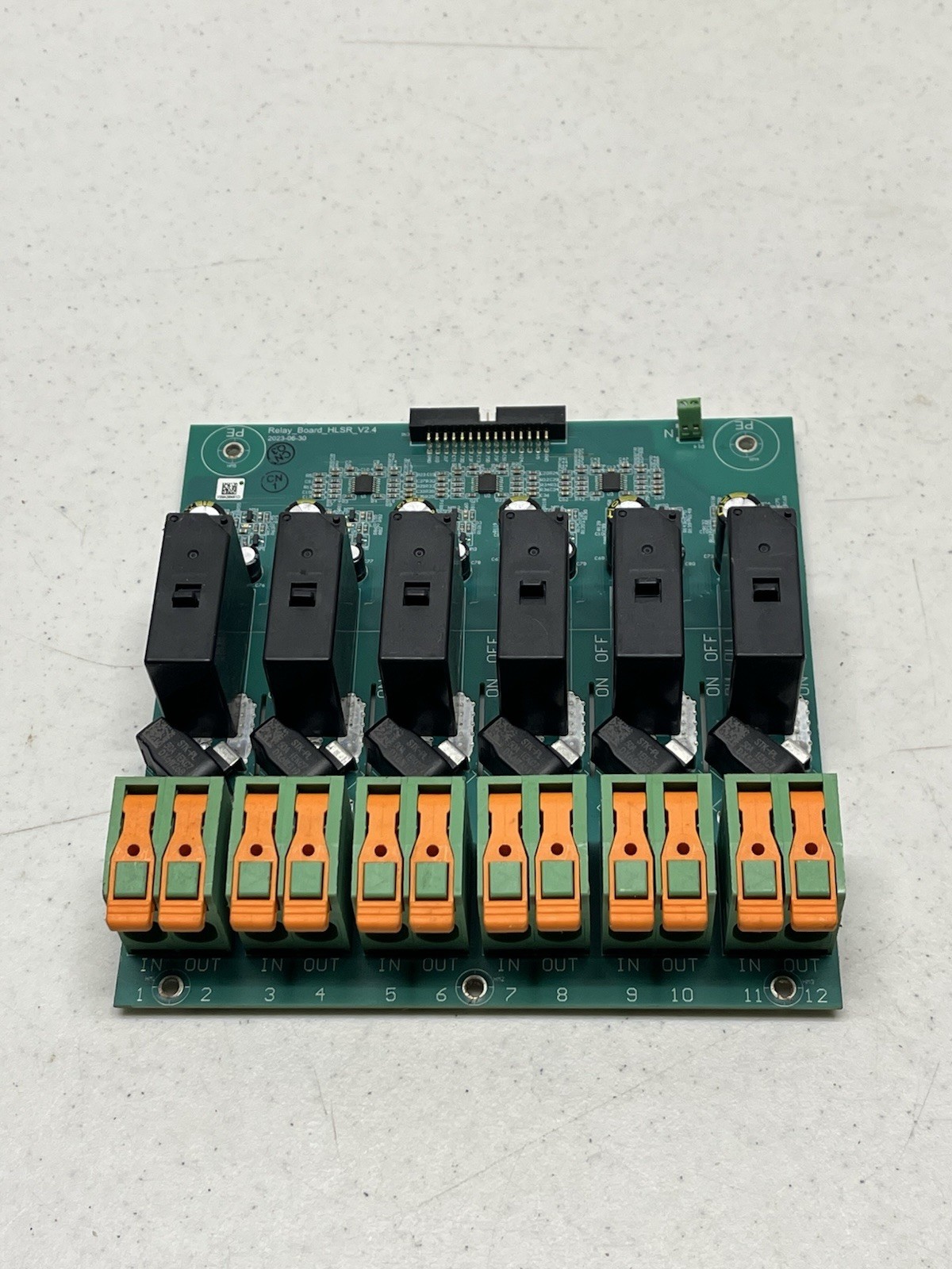 Industrial 6-Channel Relay Board HLSR V2.4 SL E234156 Control Module
