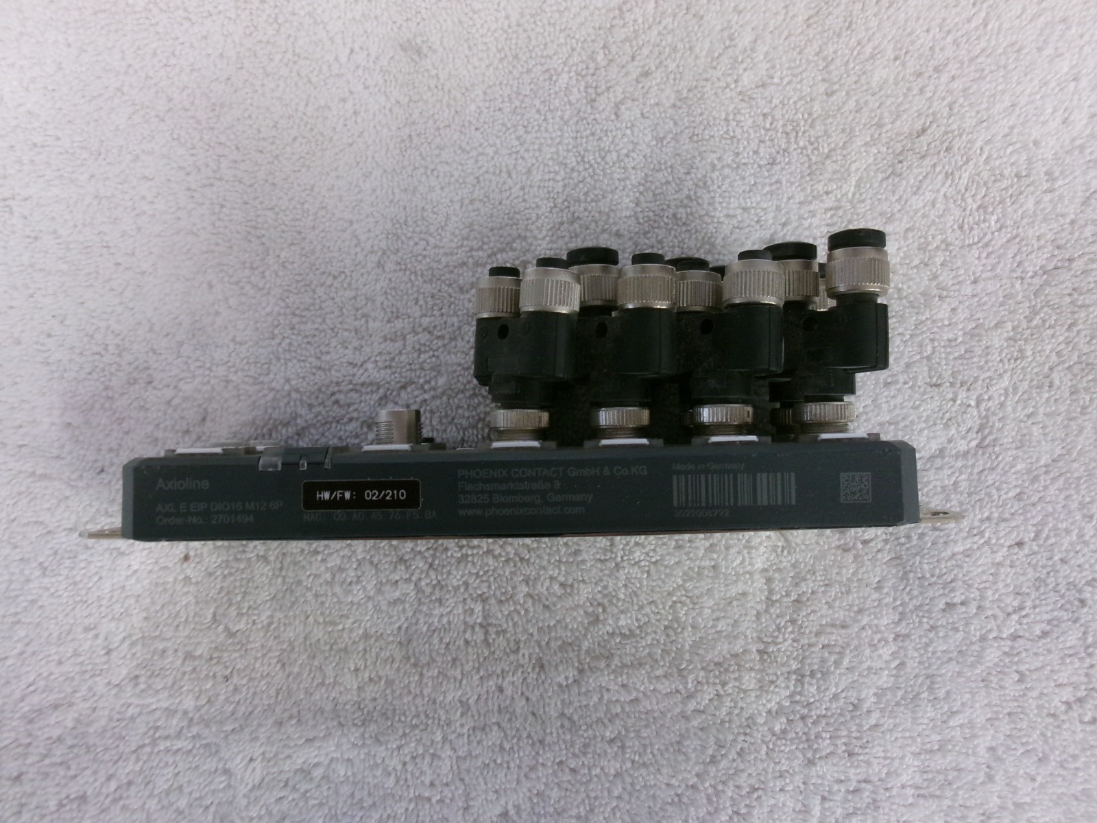 Phoenix Contact Axioline Digital I/O Module 2701494 AXL E EIP DIO16 M12 6P