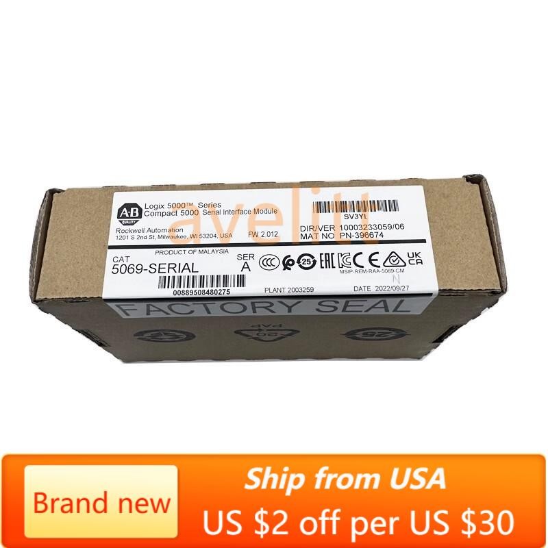 AB 5069-SERIAL SER A Compact Logix 5000 Interface Module US Free Tax