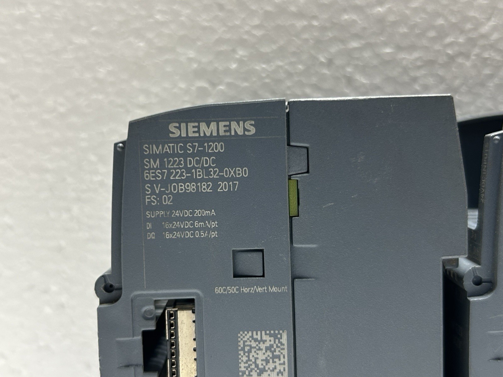 LOT OF 2 PCS SIEMENS 6ES7223-1BL32-0XB0 DIGITAL I/O MODULE S7-1200 SERIES
