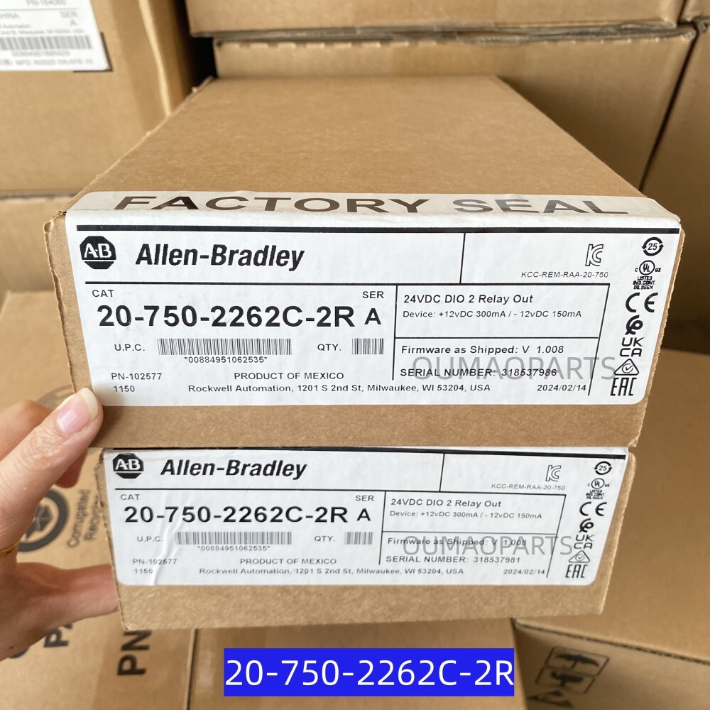 New 20-750-2262C-2R US 207502262C2R PowerFlex 750 24V DC IO Option Module TX