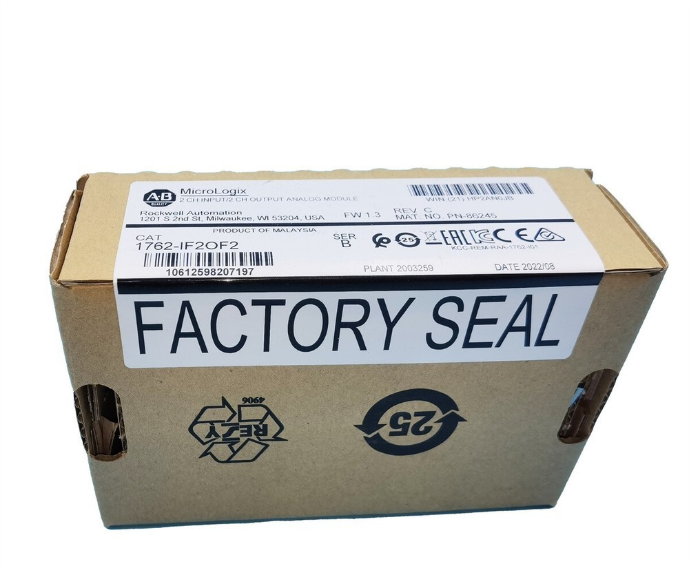 PLC-AB 1762-IF2OF2 MicroLogix 1200 I/O Module New Sealed
