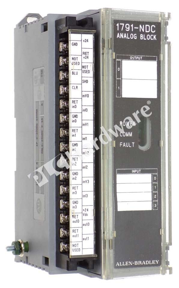 Allen Bradley 1791-NDC /A Block I/O Analog 4-In/2-Out Combination Module