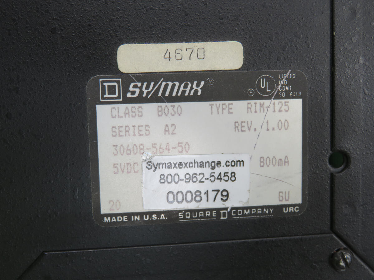 SQUARE D RIM-125 INPUT MODULE T239081