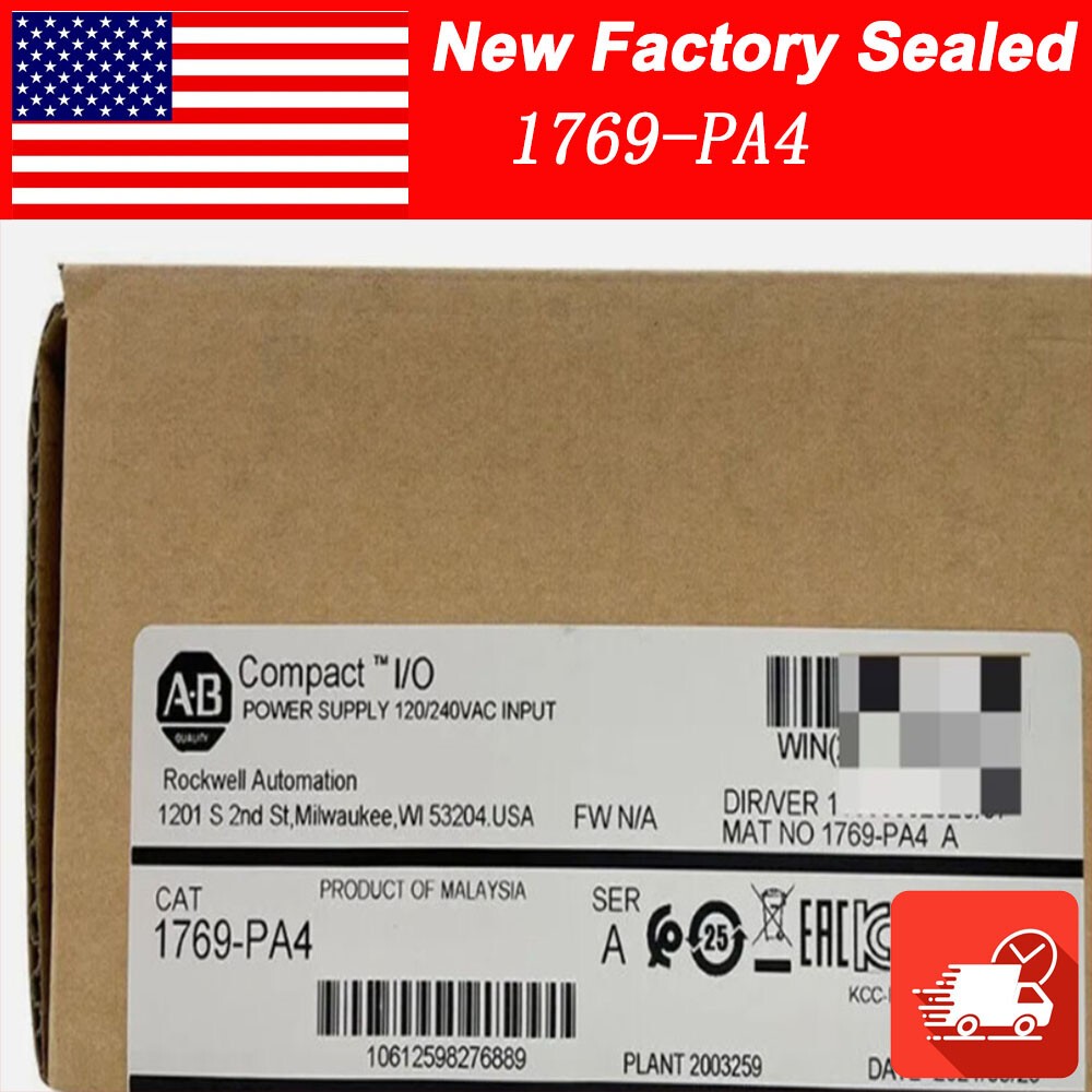 Allen-Bradley 1769-PA4 CompactLogix Power Supply Module Allen Bradley 1769 PA4