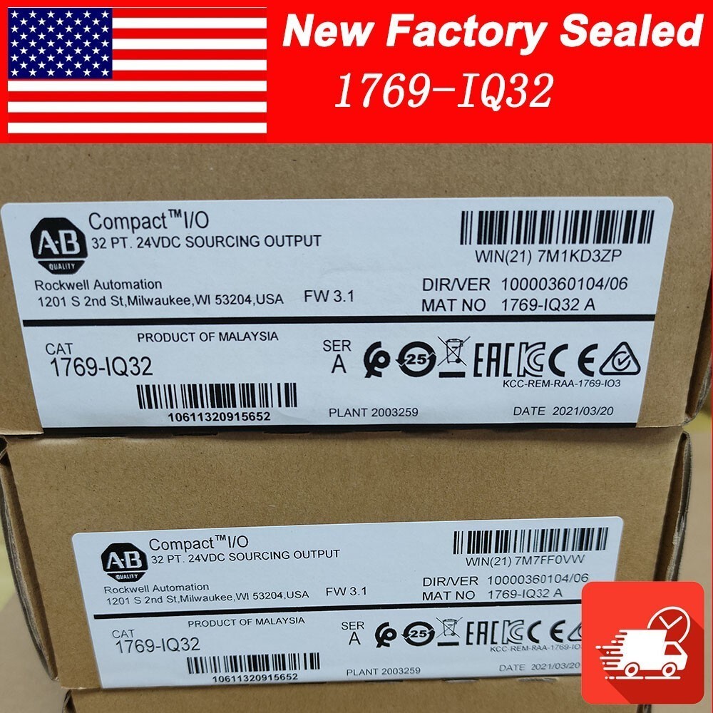 AB 1769-IQ32 SER A CompactLogix 24VDC Input Module New Factory Sealed TX Stock