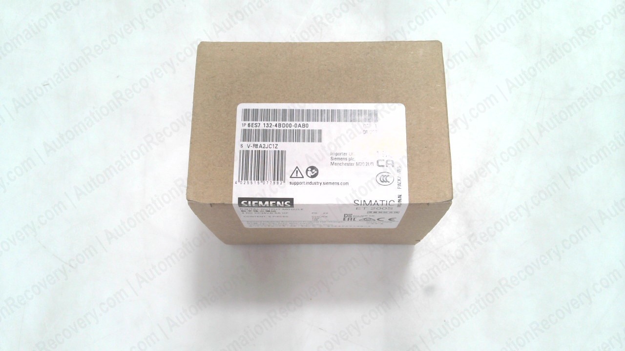 SIEMENS 6ES7 132-4BD00-0AB0, SIMATIC DP DIGITAL OUTPUT MODULE, NEW #348124