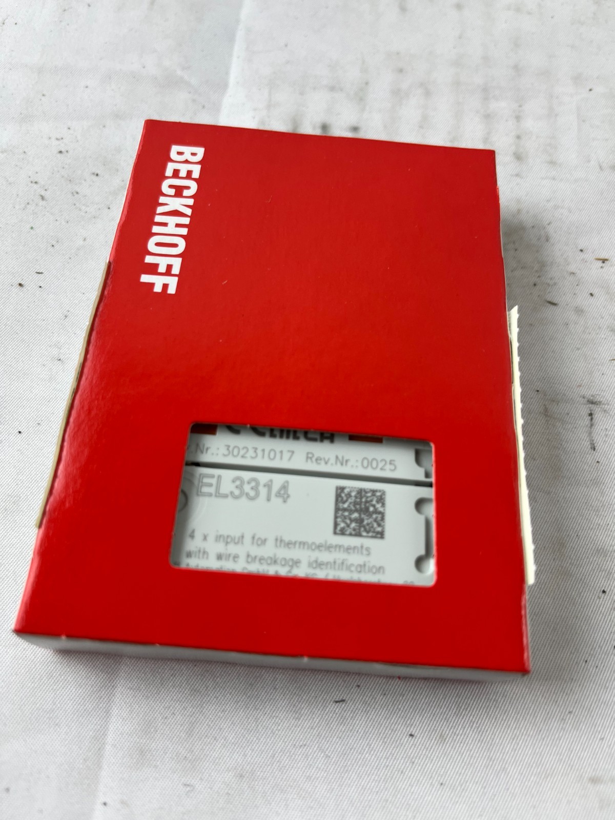 Beckhoff EL3314 EtherCAT Terminal 4‑Channel Thermocouple Analog Input 16‑Bit New