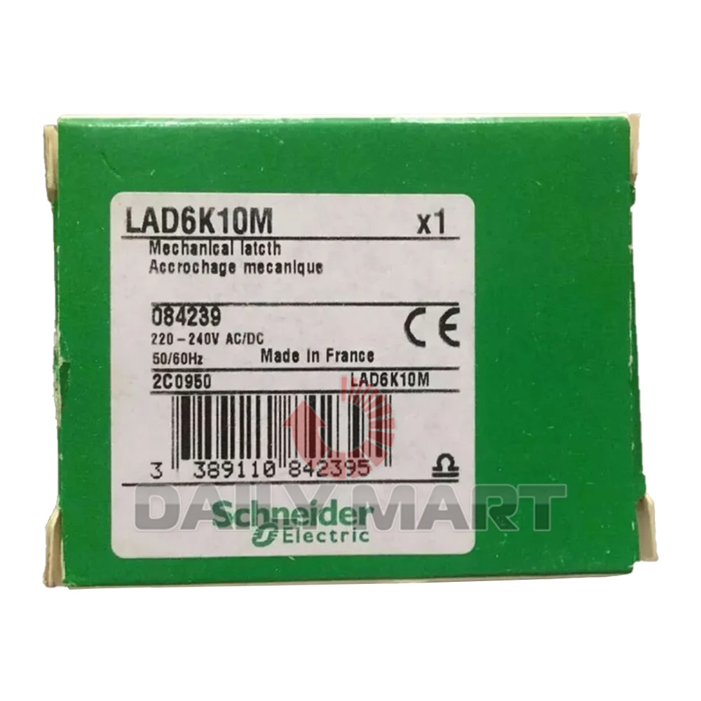 New In Box SCHNEIDER ELECTRIC LAD6K10M Contactor Mechanical Locking Module