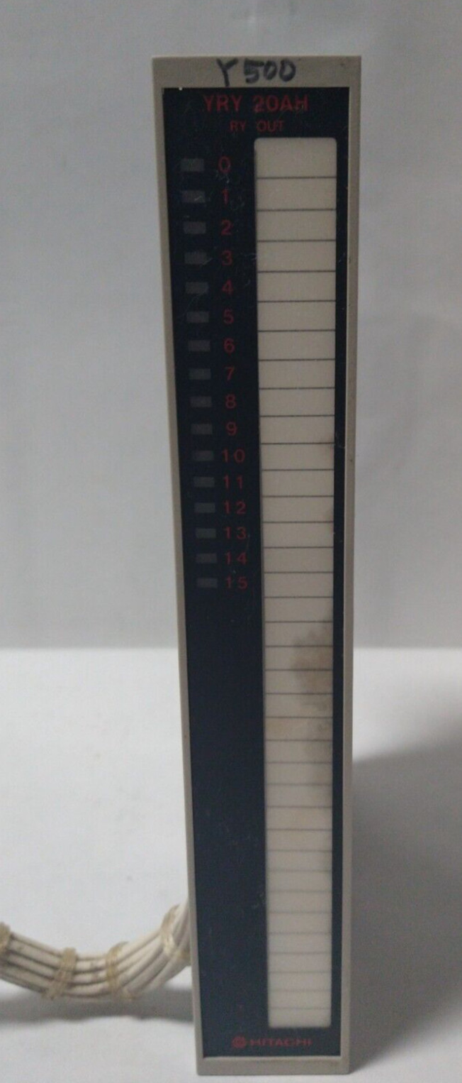 HITACHI YRY-20AH / YRY20AH H-Series Output Module 16PT AC/DC 240V 24V 2A Relay