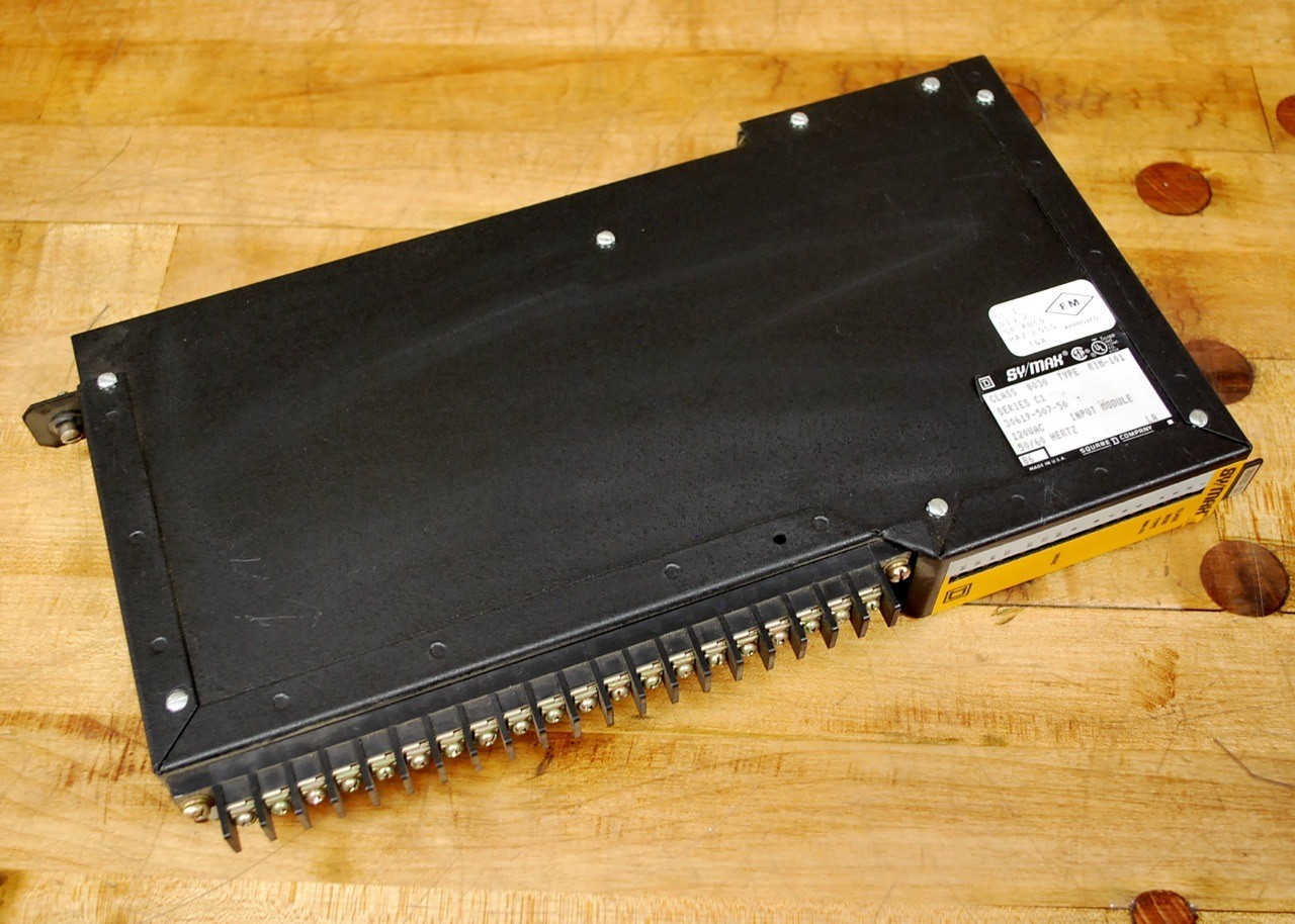 Square D SY/MAX RIM101 Input Module, Class 8030, Type RIM101 – USED